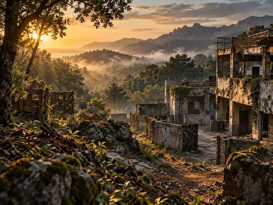 Campo boschivo e scenario Urban CQB