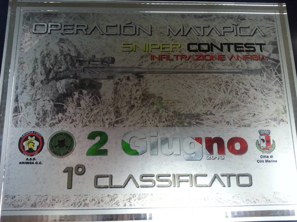 1° POSTO - Operazione Matapica (Sniper Contest)